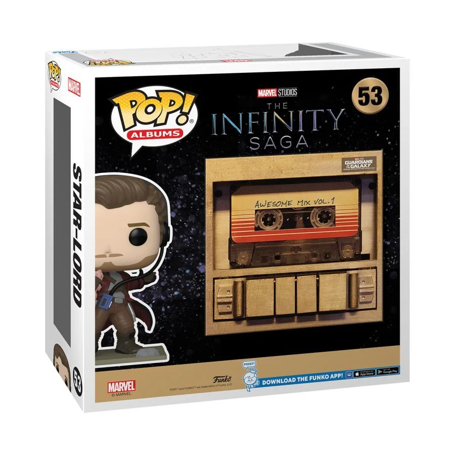 Funko POP Guardians of the Galaxy Star Lord cover 53