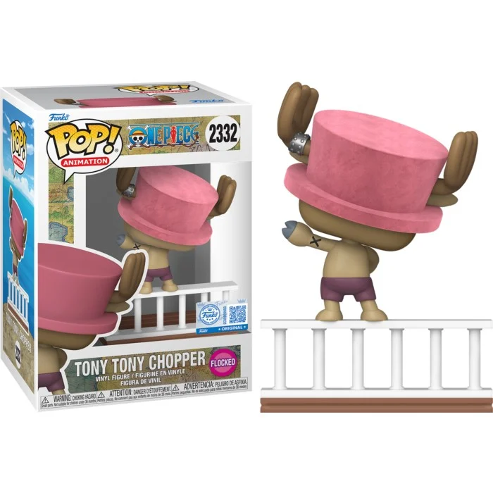 Funko POP! One Piece - Tony Tony Chopper Flocked Build-A-Scene Flocked #2332