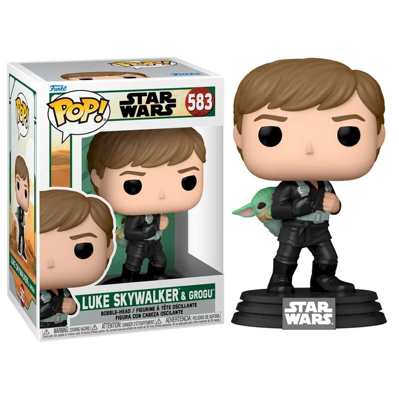 Figurka Funko POP! Star Wars Luke Skywalker & Grogu #583