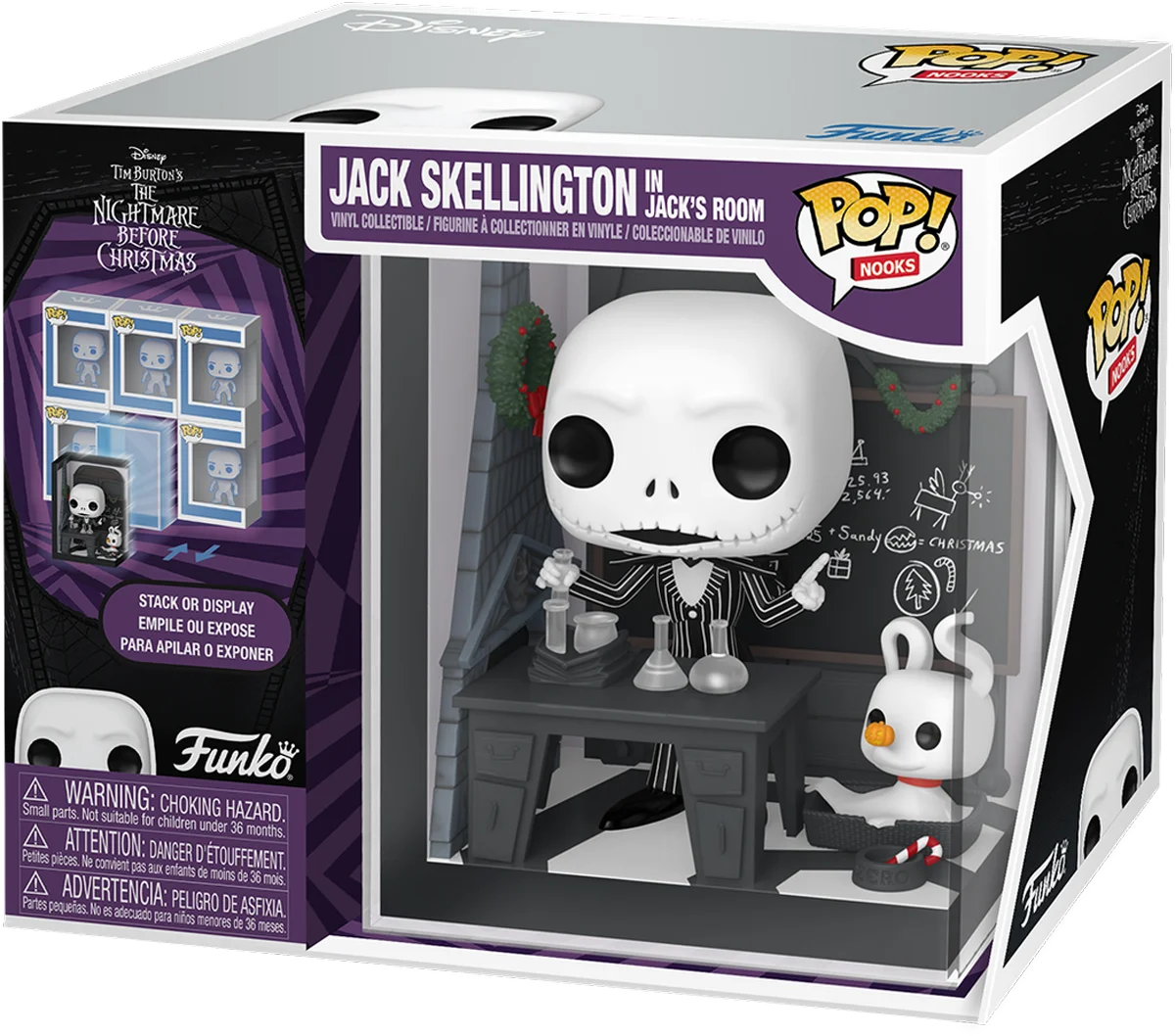 Figurka Funko POP! The Nightmare Before Christmas - Jack Skellington in Jack's Room Pop! Nook Vinyl Figure