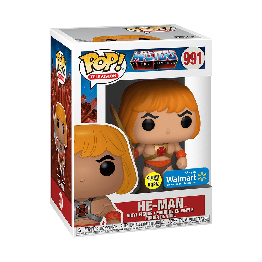 Funko POP! Masters of the Universe & Tee: MOTU- He-Man(GW)(POP) 991 (Glow) *Na zamówienie