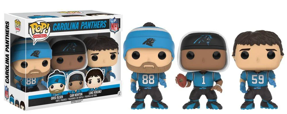 Funko POP! NFL Panthers 3 Pack - Newton, Olsen, Kuechly 27 (Exclusive) *Na zamówienie