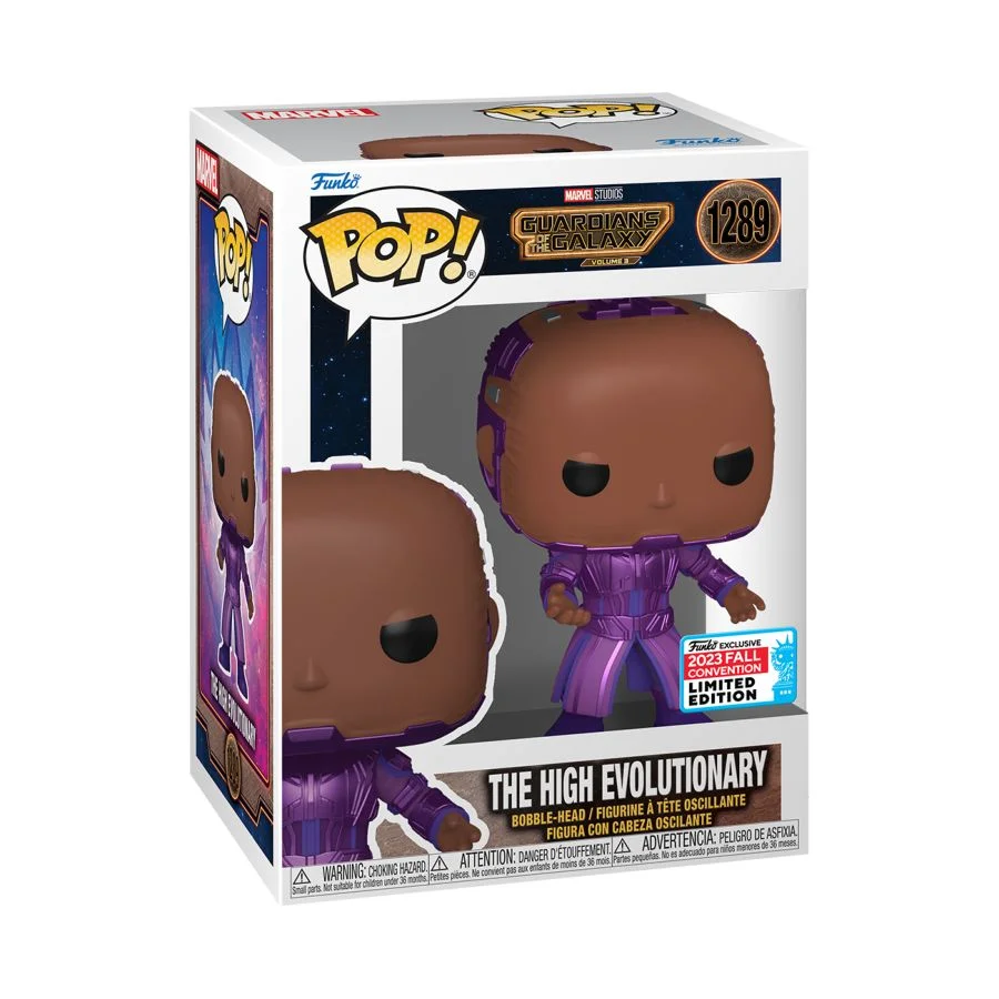 Funko POP! Guardians of the Galaxy Vol. 3 The High Evolutionary 2023 Fall Convention #1289 *Uszkodzony box
