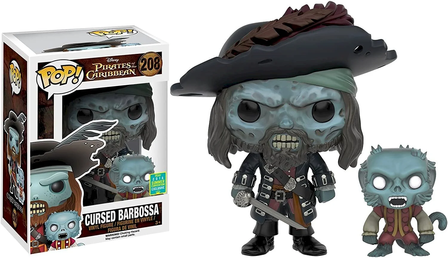 Figurka Funko POP Pirates of The Caribbean: Cursed Barbossa 208 Exclusive *Na zamówienie