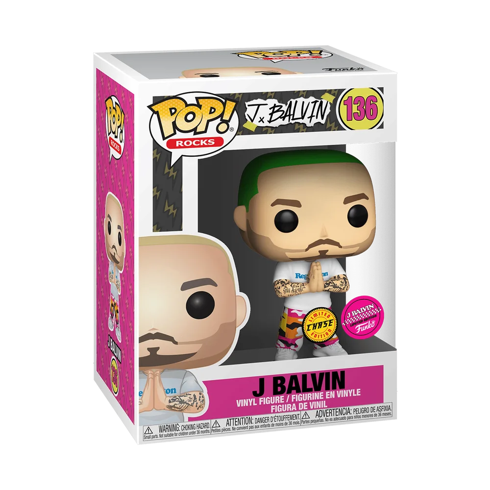Funko POP! J Balvin Rocks: J Balvin w/ Chase 136 (Chase) *Na zamówienie