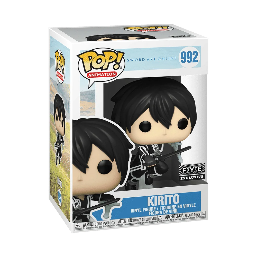 Funko POP! Sword Art Online Animation: SAO- Kirito Two Swords 992 (FYE) *Na zamówienie