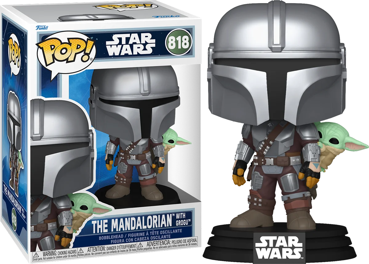 Figurka Funko POP! Star Wars: The Mandalorian & Grogu (2026) - The Mandalorian with Grogu #818