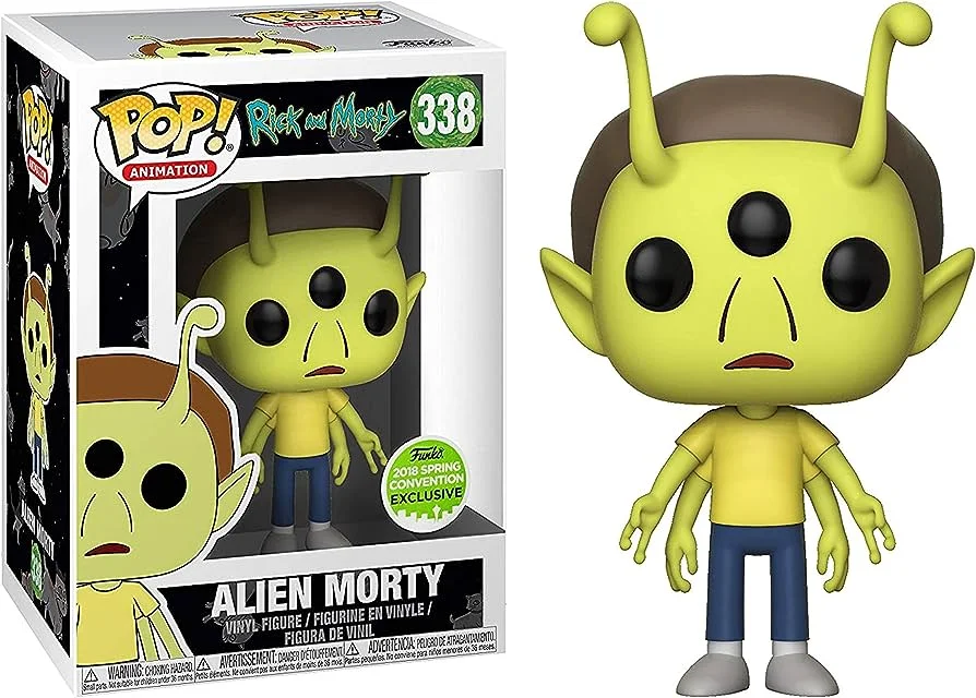 Figurka Rick and Morty Funko POP Alien Morty 338 Exc Uszkodzone pudełko
