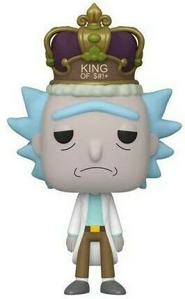 Figurka Funko POP! Rick And Morty Rick with Crown GameStop #649 – zdjęcie 3