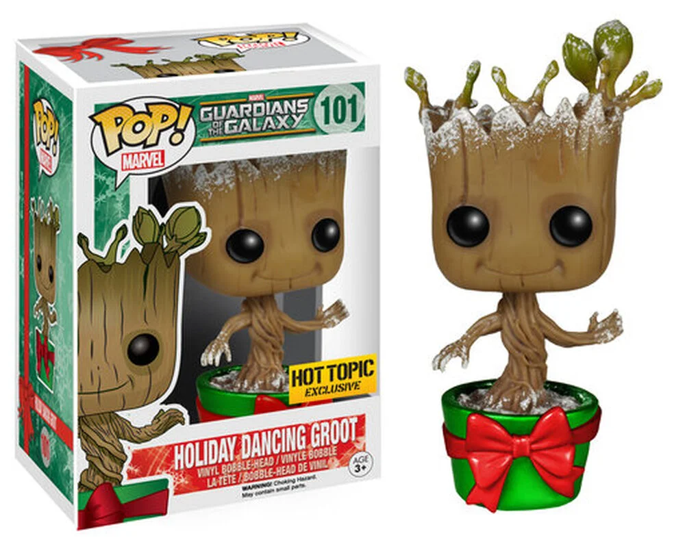 Funko POP! Marvel GOTG - Holiday Dancing Groot METALLIC 101 (Metallic) *Na zamówienie