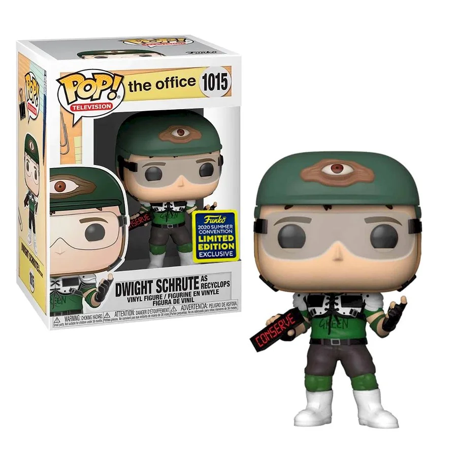 Figurka Funko POP! The Office Dwight as Recyclops V2 SDCC 2020 #1015 – zdjęcie 3