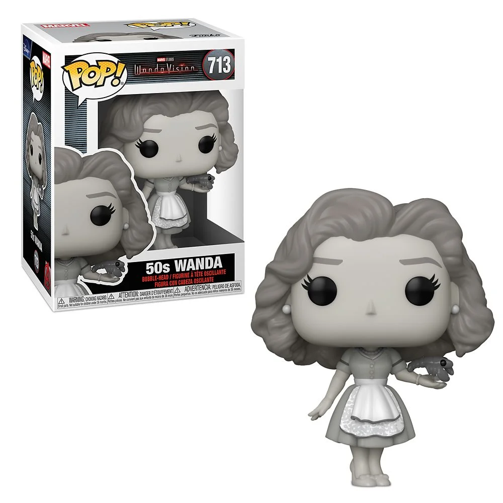 Funko POP Marvel: WandaVision: Wanda 50s 713 (Naderwane pudełko - zdjęcie)