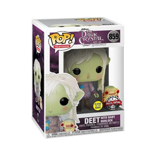 Figurka The Dark Crystal Funko POP Deet with Baby Nurlock 859 Exclusive