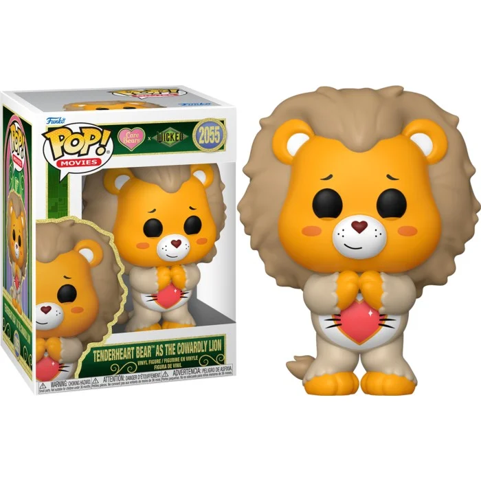 Funko POP! Care Bears x Wicked - Tenderheart Bear as The Cowardly Lion #2055