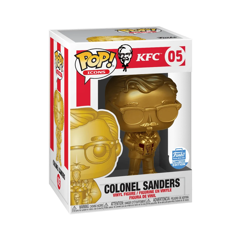 Funko POP! Ad Icons & Tee: KFC- Colonel Sanders (GD) (POP) 40 (Special Edition) *Na zamówienie