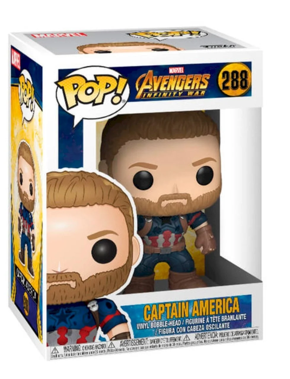 Figurka Funko POP Avengers Infinity War: Captain America 288 – zdjęcie 3