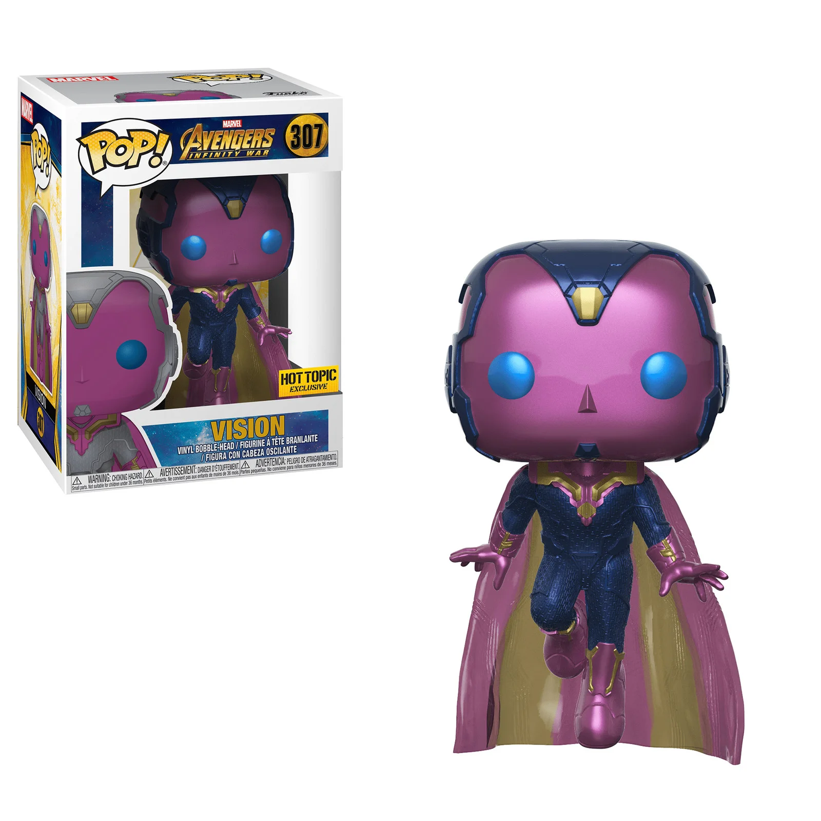 Funko POP! Avengers Infinity War Vision (Hot Topic) #307
