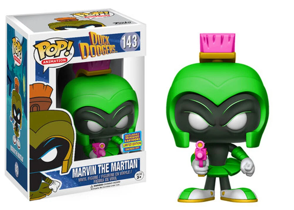 Funko POP! Looney Tunes Marvin (Green) 143 (Exclusive) *Na zamówienie