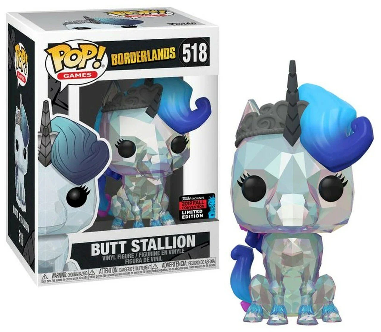 Figurka Funko POP Borderlands: Butt Stallion 518 NYCC Exclusive Shared Sticker *Na zamówienie – zdjęcie 2
