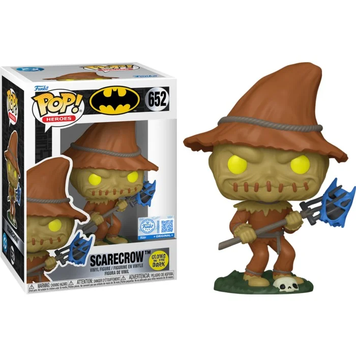 Funko POP! Batman: The Animated Series - Scarecrow with Pitchfork Glow-in-the-Dark Glow in the Dark