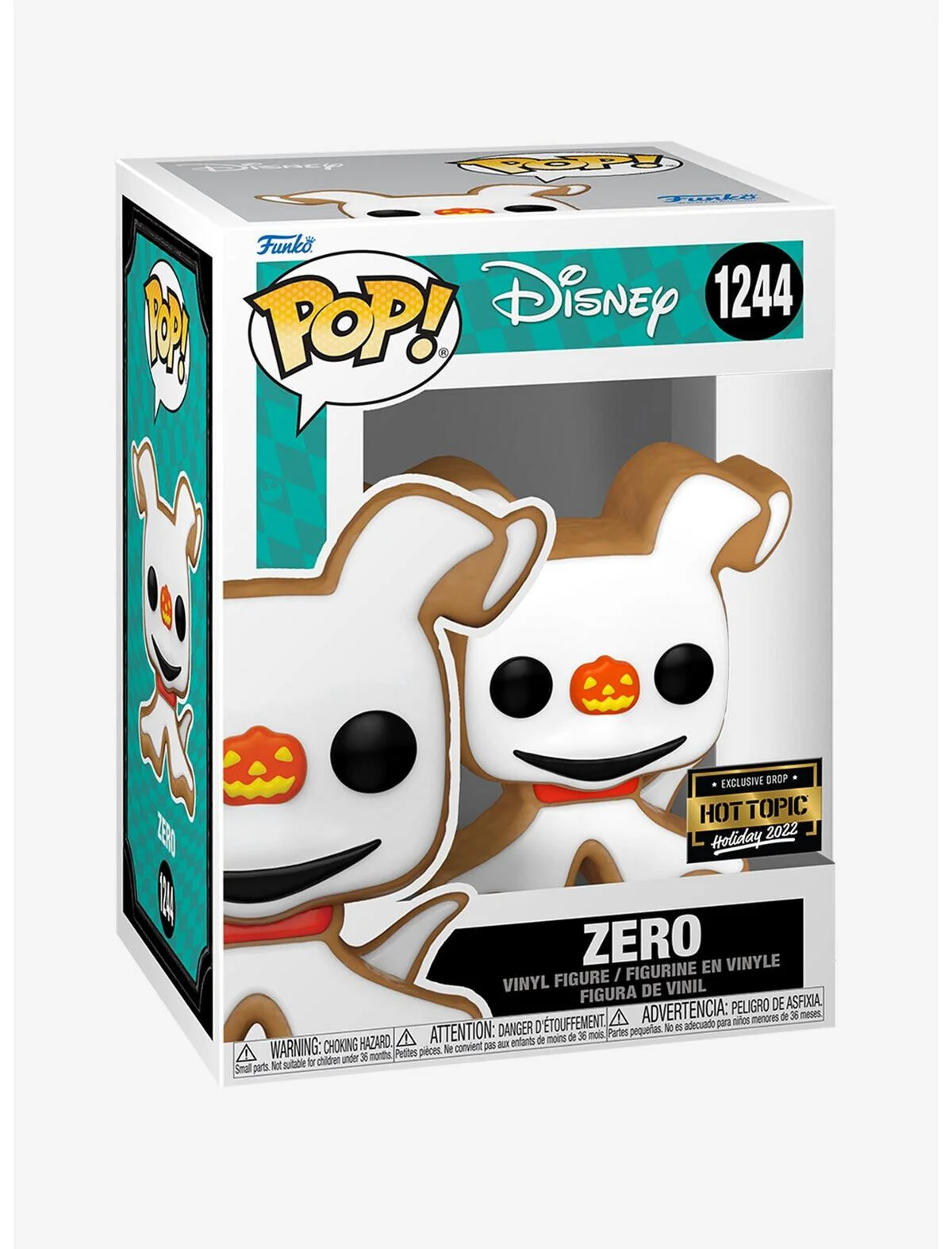 Figurka Funko POP Disney NIGHTMARE BEFORE CHRISTMAS: ZERO Gingerbread 1244 Exclusive – zdjęcie 3