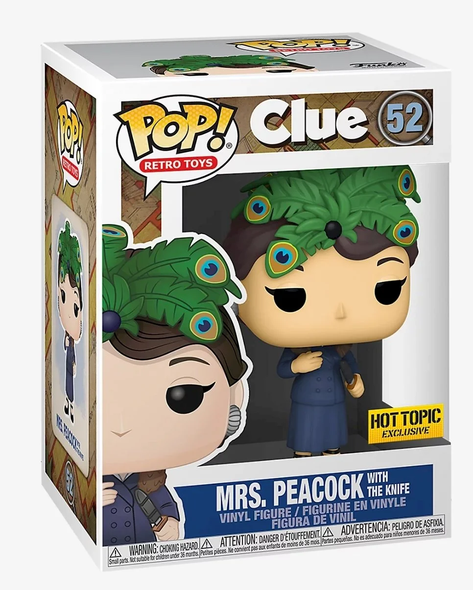 Figurka Funko POP! Clue Mrs.Peacock with the knife Hot Topic #52 – zdjęcie 3