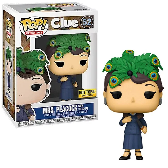 Figurka Funko POP! Clue Mrs.Peacock with the knife Hot Topic #52 – zdjęcie 2