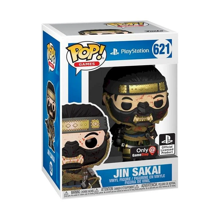 Figurka Funko POP! Ghost of Tsushima Jin Sakai with blood spatter Gamestop #621 *Na zamówienie – zdjęcie 2