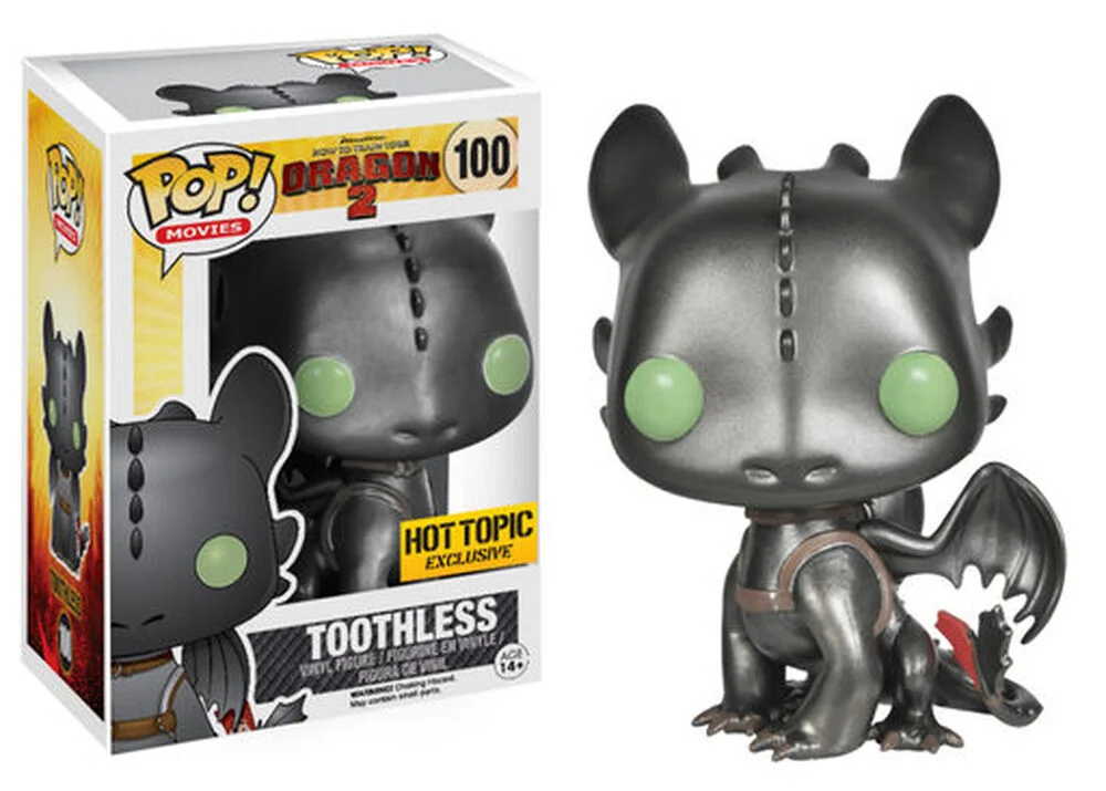 Funko POP! How to Train Your Dragon HTTYD 2 - Metallic Toothless 100 (Metallic) *Na zamówienie