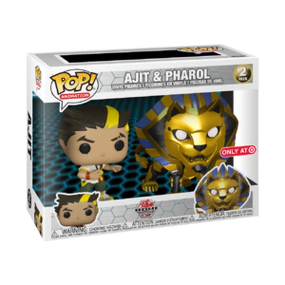 Funko POP! Bakugan Ajit & Pharol (Metallic) - 2 Pack 2 (Metallic) *Na zamówienie