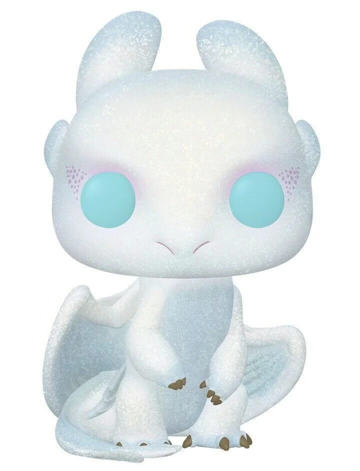 Figurka How to Train Your Dragon Funko pop Light Fury 687 Glitter – zdjęcie 2