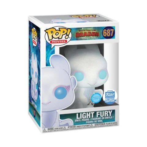 Figurka How to Train Your Dragon Funko pop Light Fury 687 Glitter
