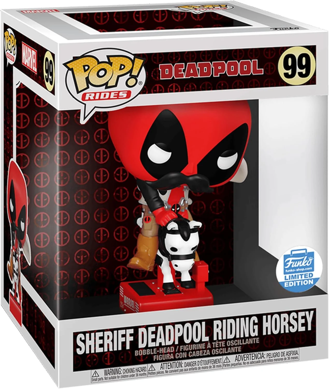 Funko POP! Sheriff Deadpool Riding Horsey Special Edition #99