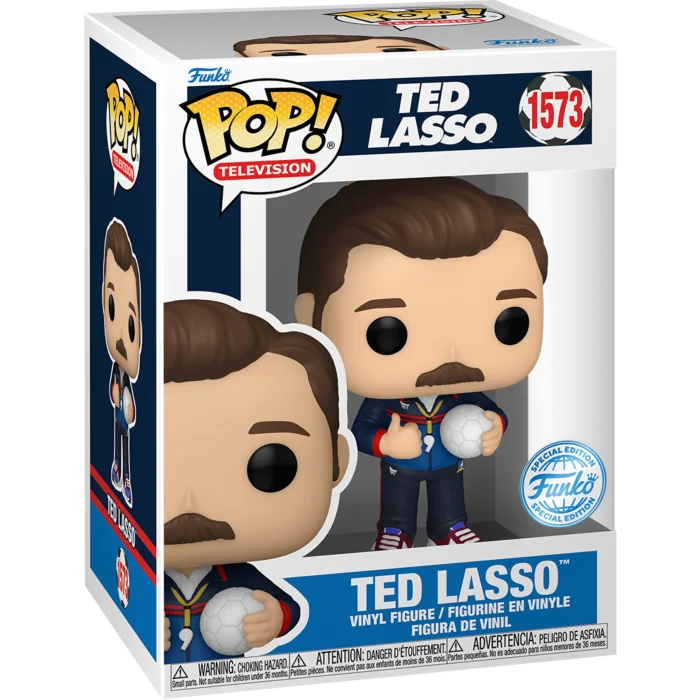 Funko POP! Ted Lasso - Ted Lasso with Soccer Ball Special Edition #1573