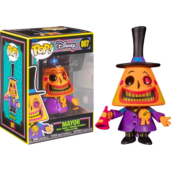 Funko POP! The Nightmare Before Christmas - Mayor Blacklight Glow Special Edition