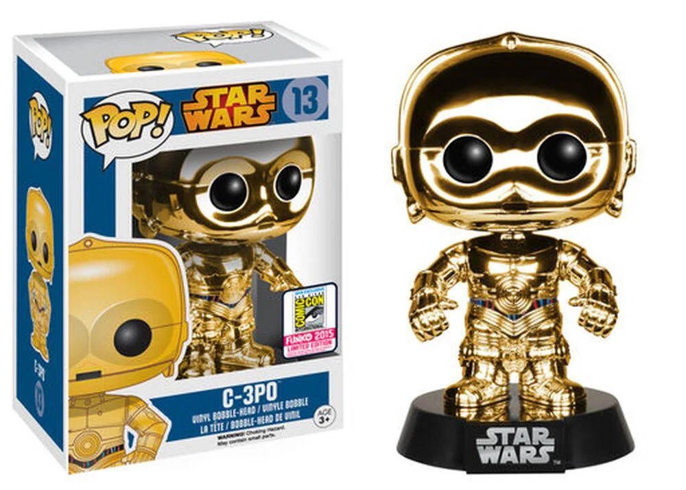 Funko POP! Star Wars Chrome C3PO Gold SDCC 13 (SDCC) *Na zamówienie