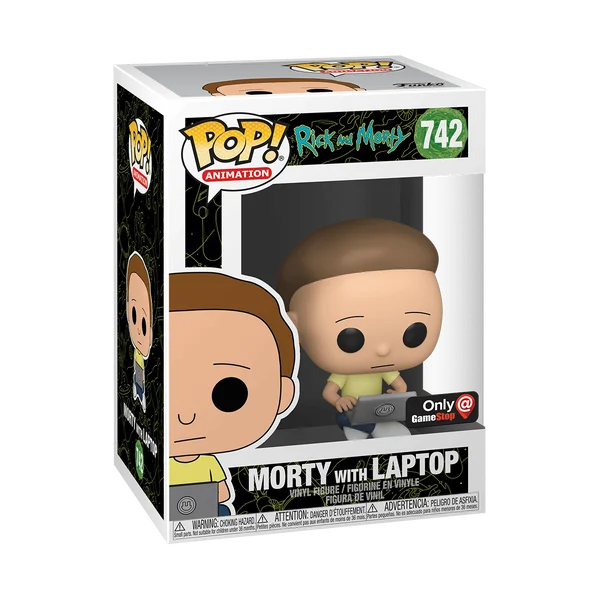 Funko POP! Rick and Morty Animation: Rick & Morty- Mortyw/Laptop 742 (Exclusive) *Na zamówienie