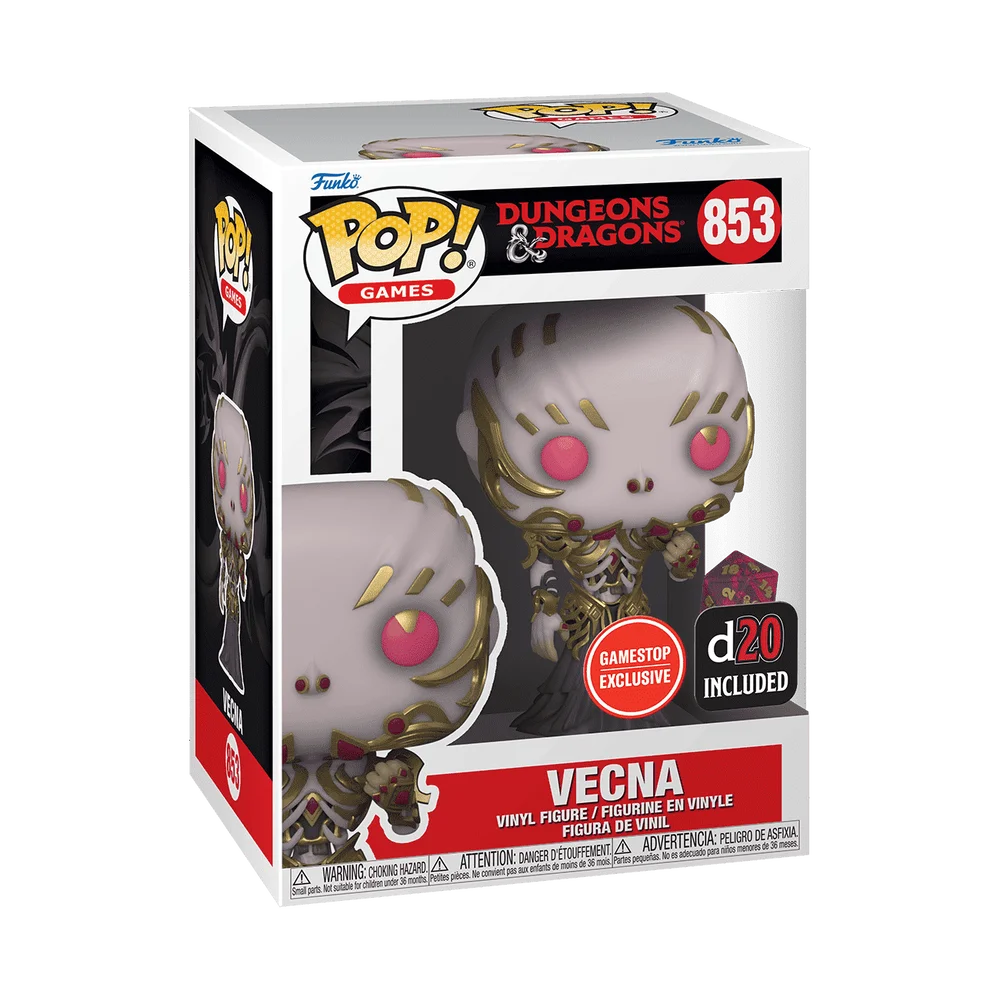 Funko POP! Dungeons & Dragons & Die: D&D- Vecna (MT) 853 (Glow) *Na zamówienie