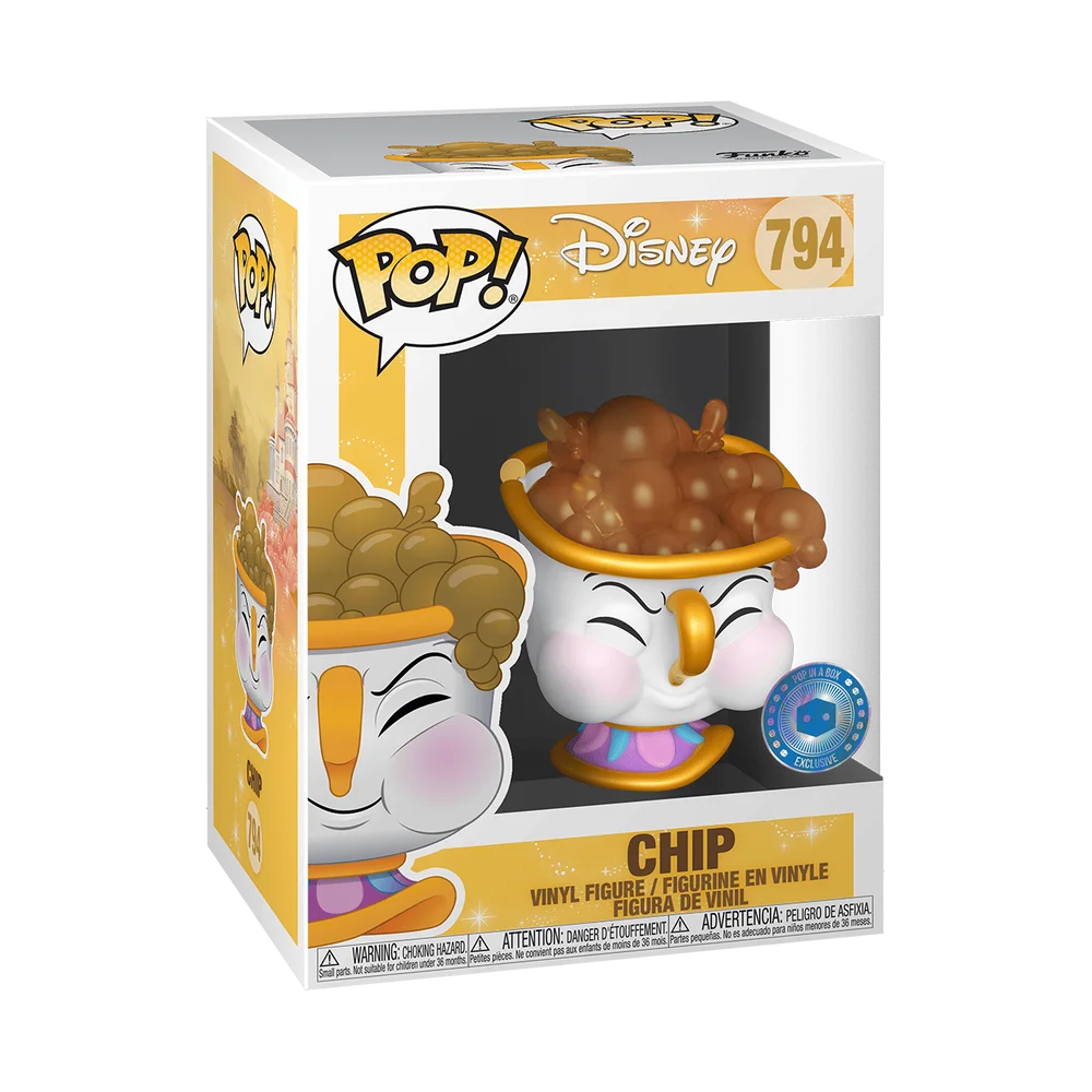 Funko POP! Disney Disney: Beauty&Beast- ChipW/Bubbles 794 (Exclusive) *Na zamówienie