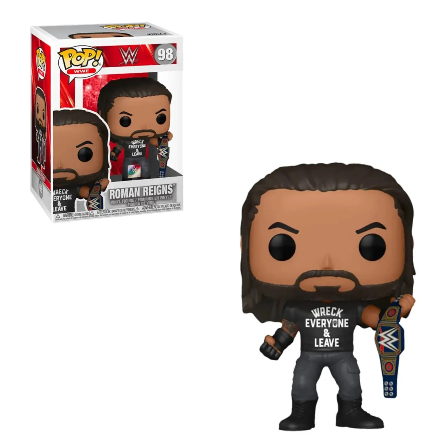 Funko POP WWE: Roman Reigns - Wreck(Metallic) 98 Exc