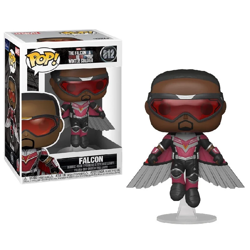 Funko POP Marvel: The Falcon and the Winter: Soldier Falcon Flying Pose 812