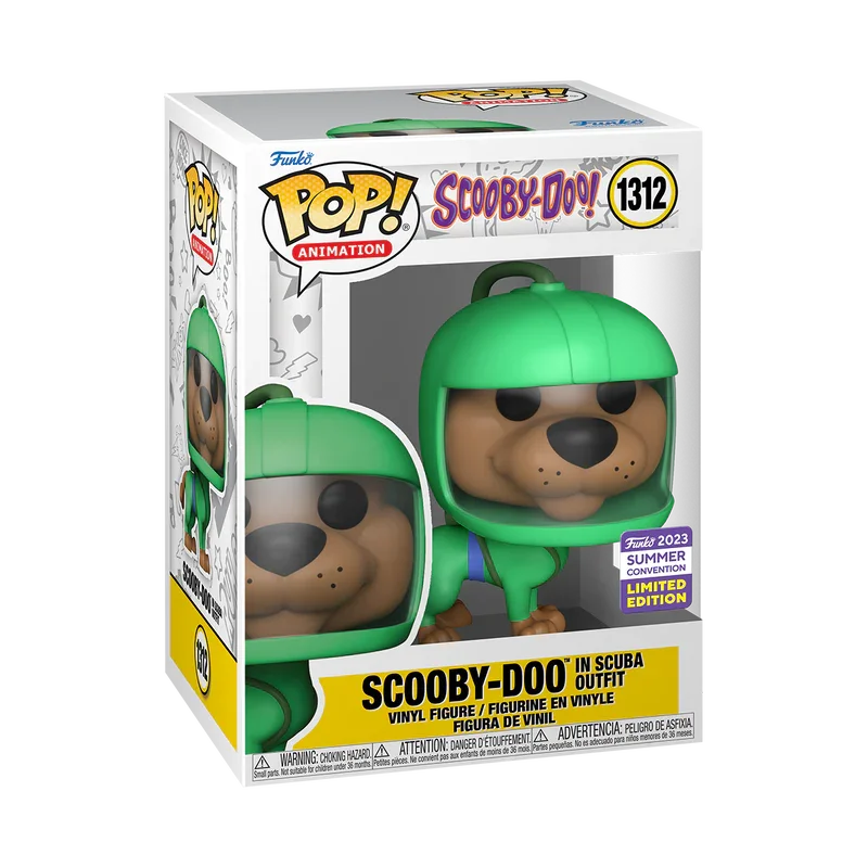 Figurka Funko pop Scooby-Doo Scooby-Doo in Scuba Outfit 1312 SDCC – zdjęcie 2