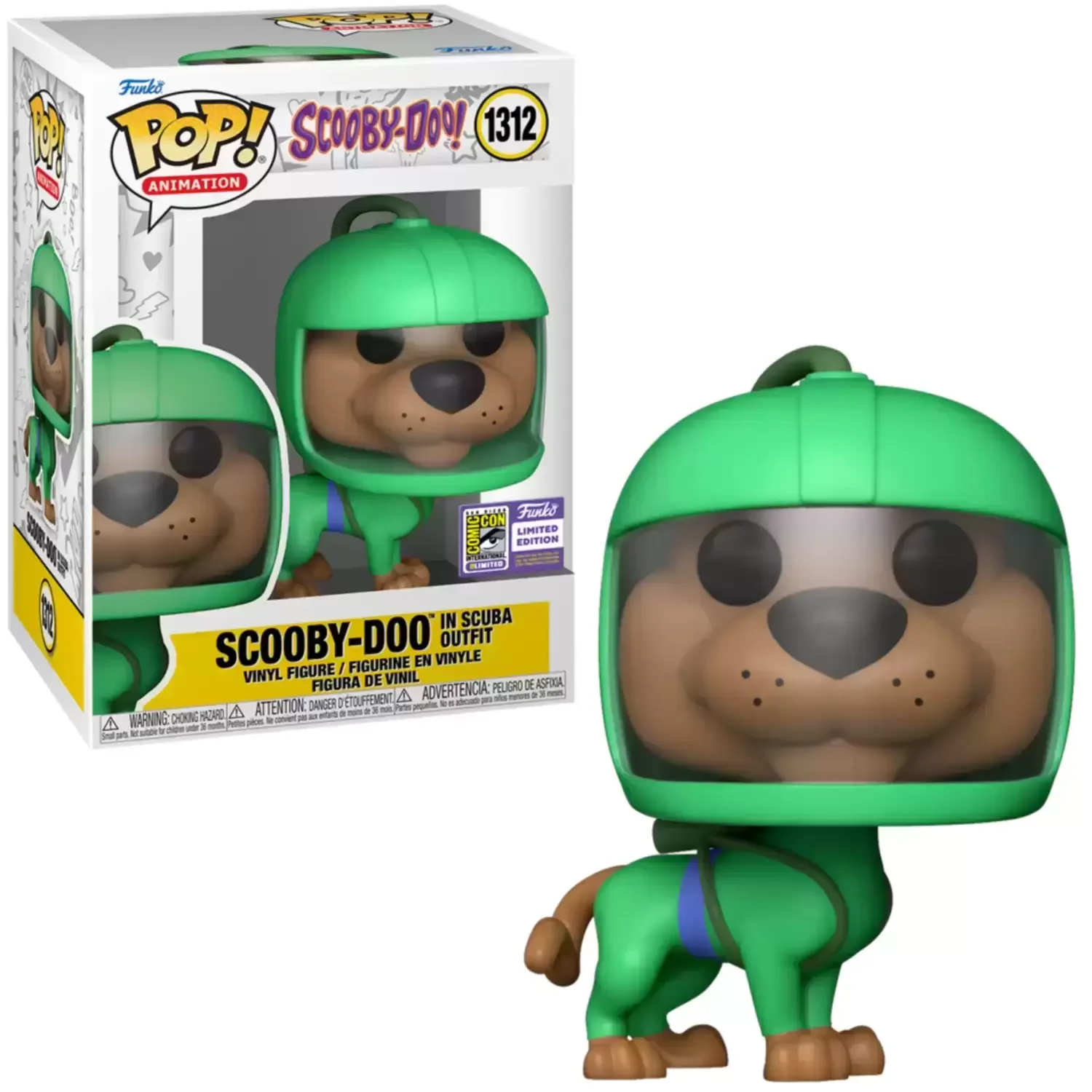 Figurka Funko pop Scooby-Doo Scooby-Doo in Scuba Outfit 1312 SDCC