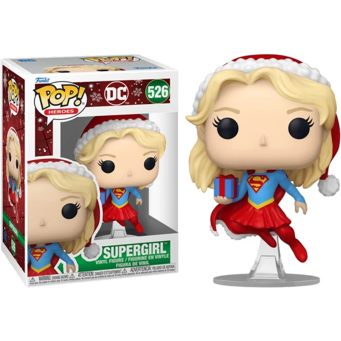 Funko POP! DC Comics - Supergirl with Gift Holiday Pop! Special Edition #526