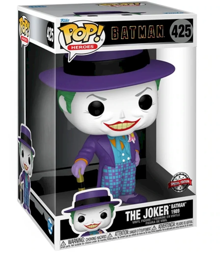 Figurka Funko POP! Batman 1989 - Joker with Hat Special Edition #425 – zdjęcie 3