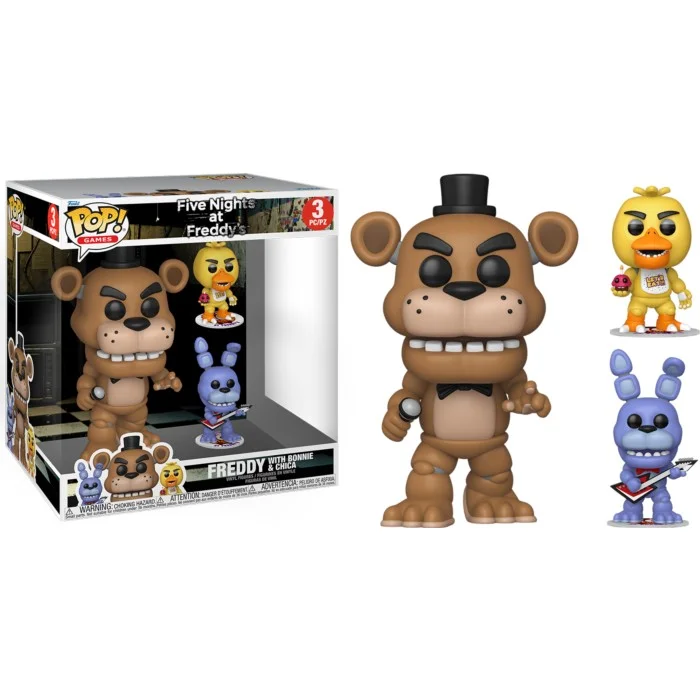 Funko POP! Five Nights at Freddy's - Freddy with Bonnie & Chica 10" 3-Pack #3