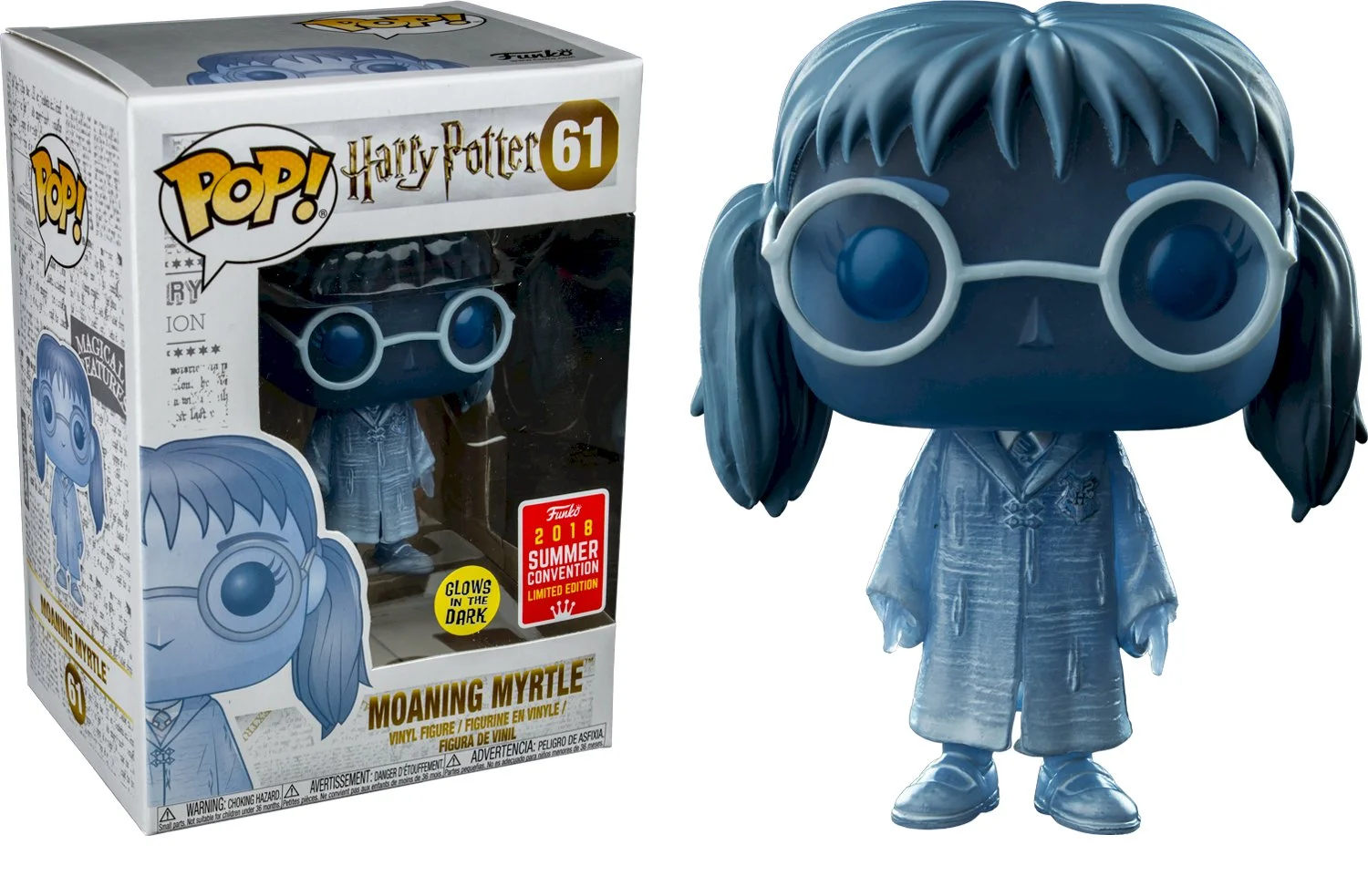 Funko POP Harry Potter Moaninig Myrtle 61 Glow Exc