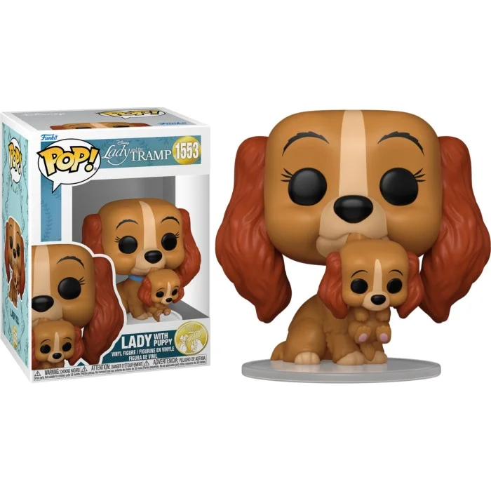Funko POP! Lady and the Tramp (1955) - Lady with Puppy 70th Anniversary #1553