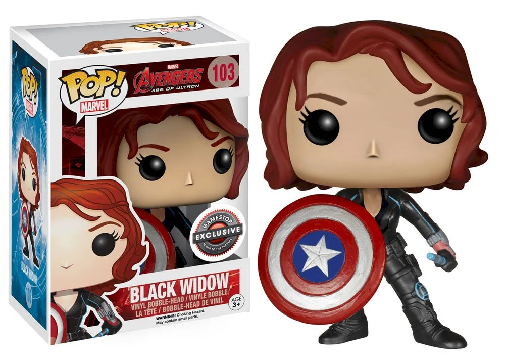 Figurka Funko POP! Marvel Black Widow GameStop #103