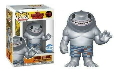 Figurka Funko POP! Movies The Suicide Squad - King Shark [Metallic] (Dc Shop) #1114 *Na zamówienie